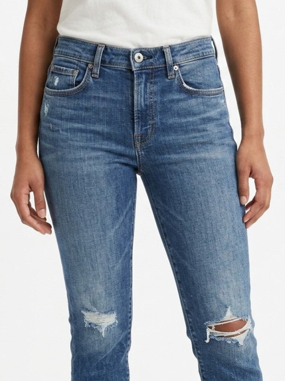 Rag & Bone DRE Capri Made in USA Denim Skinny Jeans Women Size 27